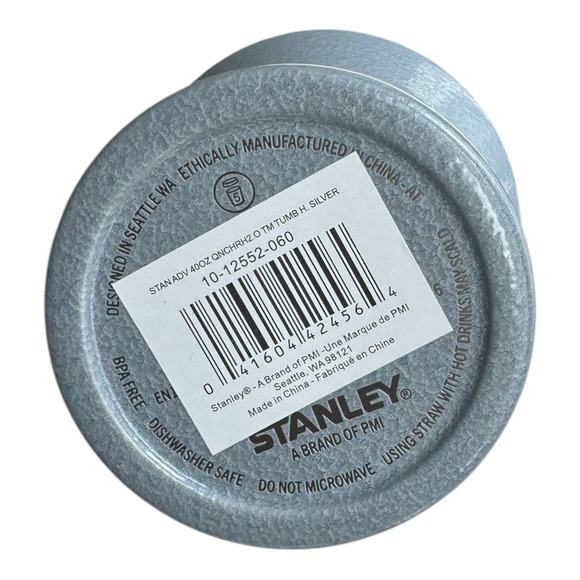 NEW Stanley 40oz Quencher H2.0 FlowState Tumbler Hammertone Silver Limited Color - Picture 2 of 5